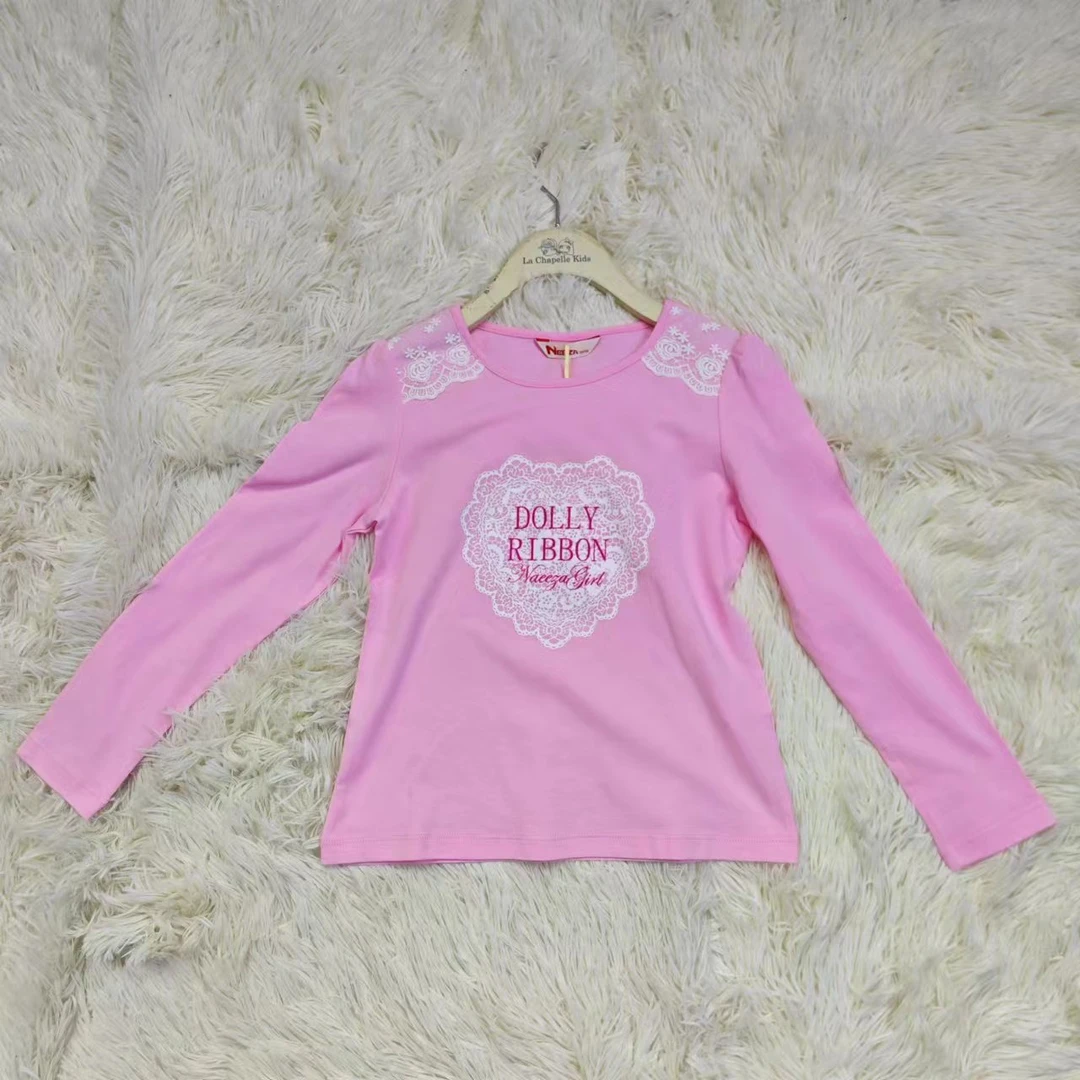 童装打底衫女童长袖印花T 3527