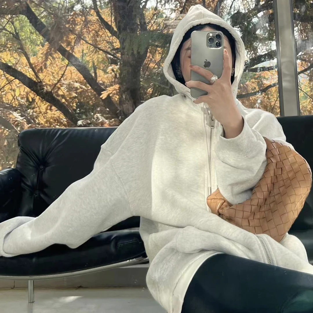 JIEJIEJIA -戴帽叠穿卫衣外套QF105V