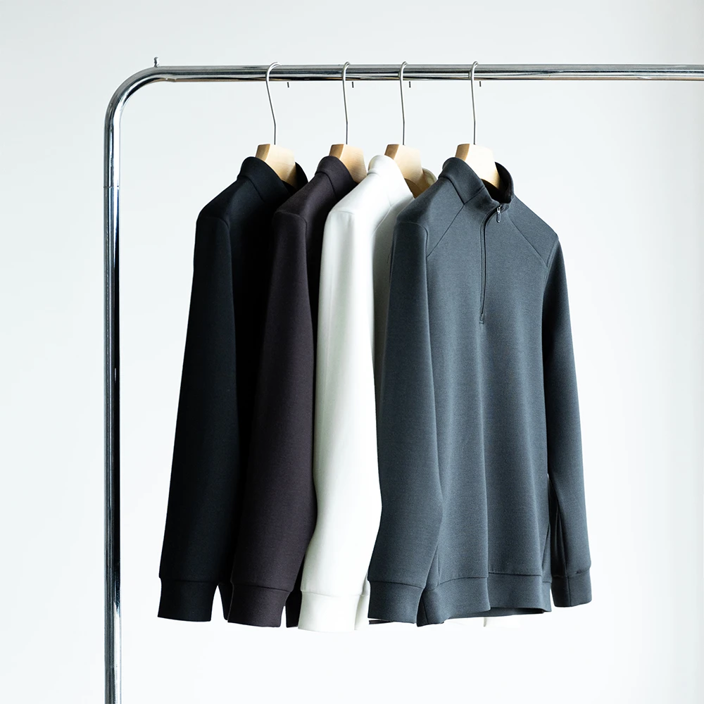 【保暖加厚】空气层拉链立领秋冬男卫衣长袖男打底衫DYP011065SR