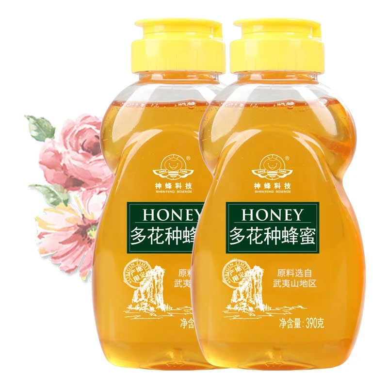 【神蜂】多花种蜂蜜390g  2瓶装