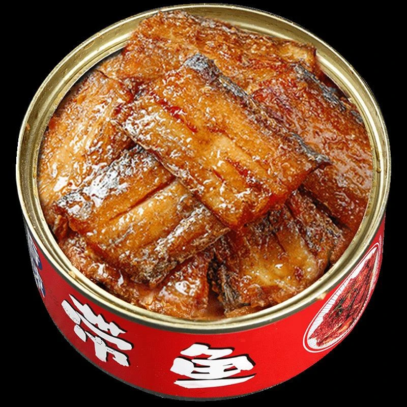 五香带鱼罐头即食海鲜熟食下饭菜网红零食香辣黄花鱼速优质产品