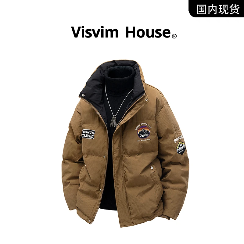 【品牌现货撤柜清仓】VISVIM HOUSE冬季新款立领加厚羽绒服男士