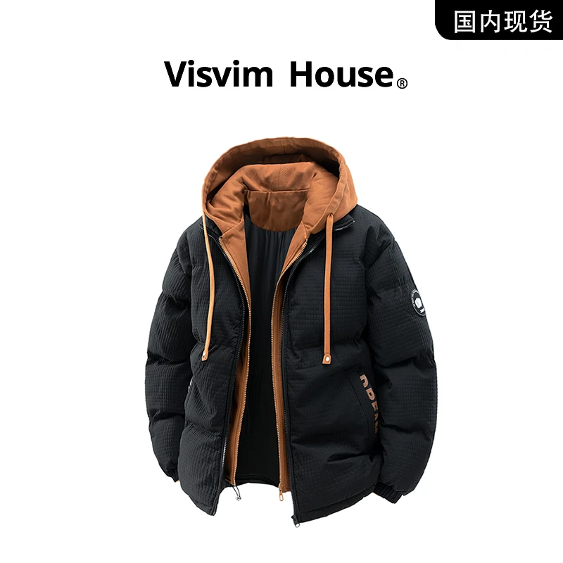 【品牌现货撤柜清仓】VISVIM HOUSE冬季保暖宽松假两件棉衣外套男士