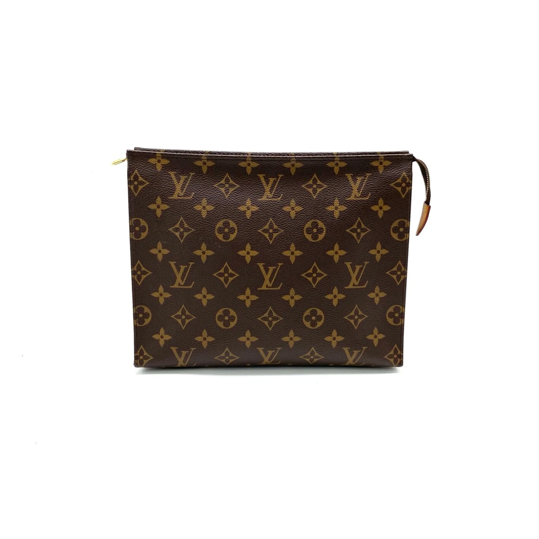 95新 LouisVuitton/路易威登 老花洗漱手拿包 尺寸26/20