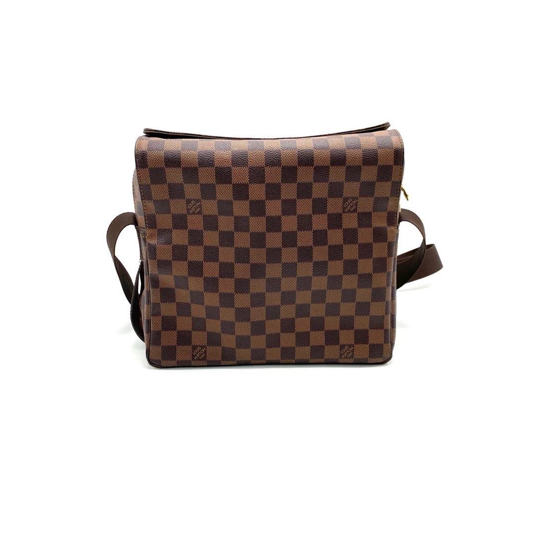 95新 LouisVuitton/路易威登 LV 棕棋盘格豆腐斜挎包 尺寸27/24