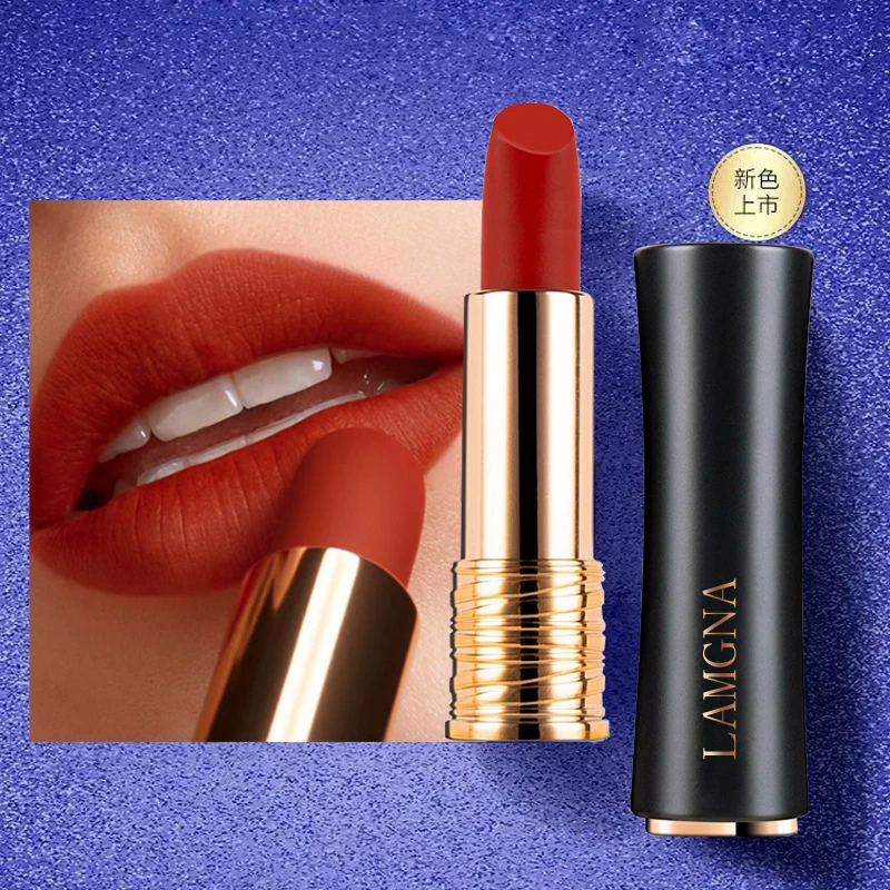 【正品】LAMNA小蛮腰箐纯丝绒雾面唇膏丝滑浓郁哑光不掉色口红防水