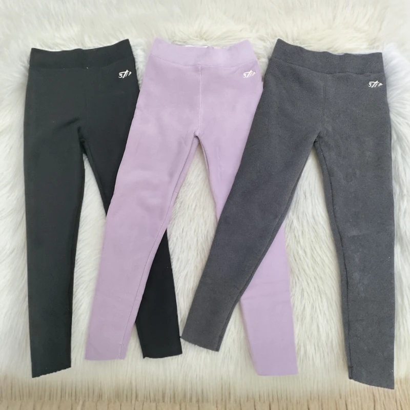 2488女士炫彩加绒保暖打底裤(冰)