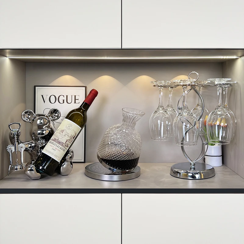 杯架红酒架套装酒柜轻奢高档客厅装饰品红酒杯摆件餐边柜简约家用