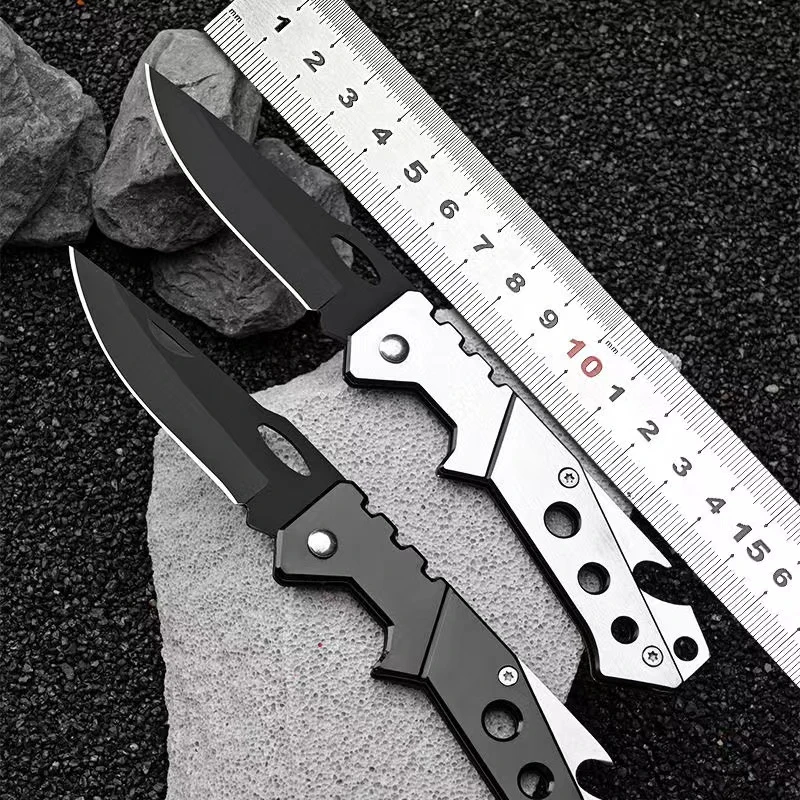 户外随身携带锋利便携式野营带开瓶器水果刀多功能小刀家用水果刀