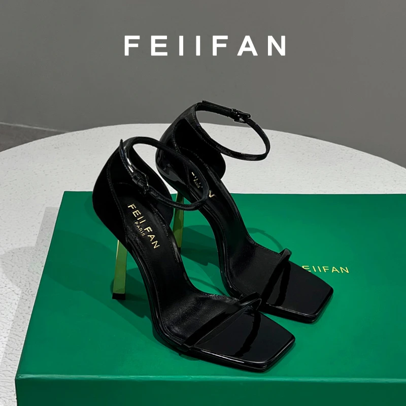 高跟鞋女2024夏季新款细跟外穿高级感气质百搭女士凉鞋7647