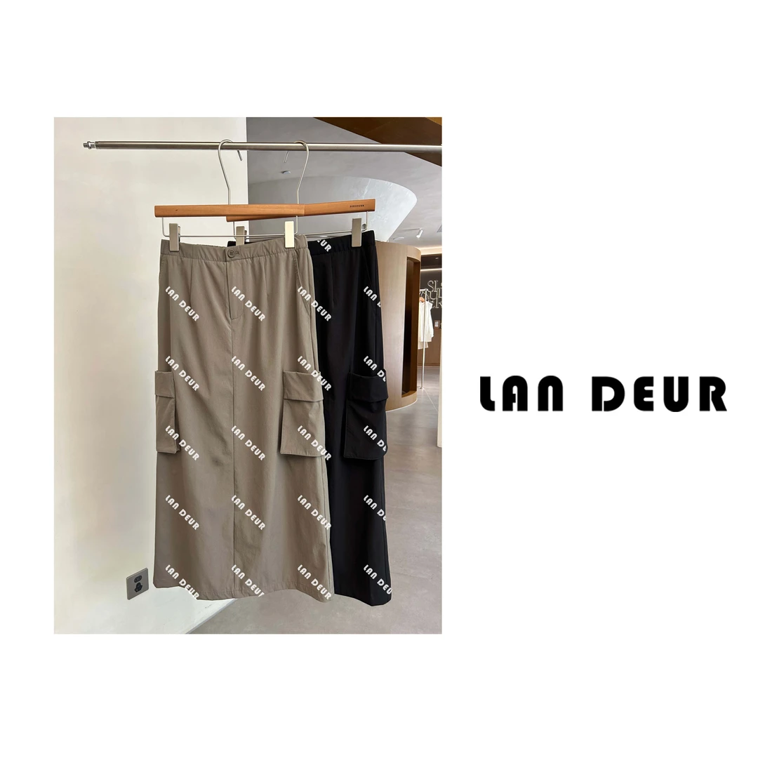 JIUJIU【风车女孩】夏季薄款显瘦半身裙休闲百搭工装裙0519-10144