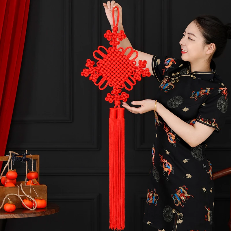 中国结四季平安挂件红色平安结乔迁过年装饰