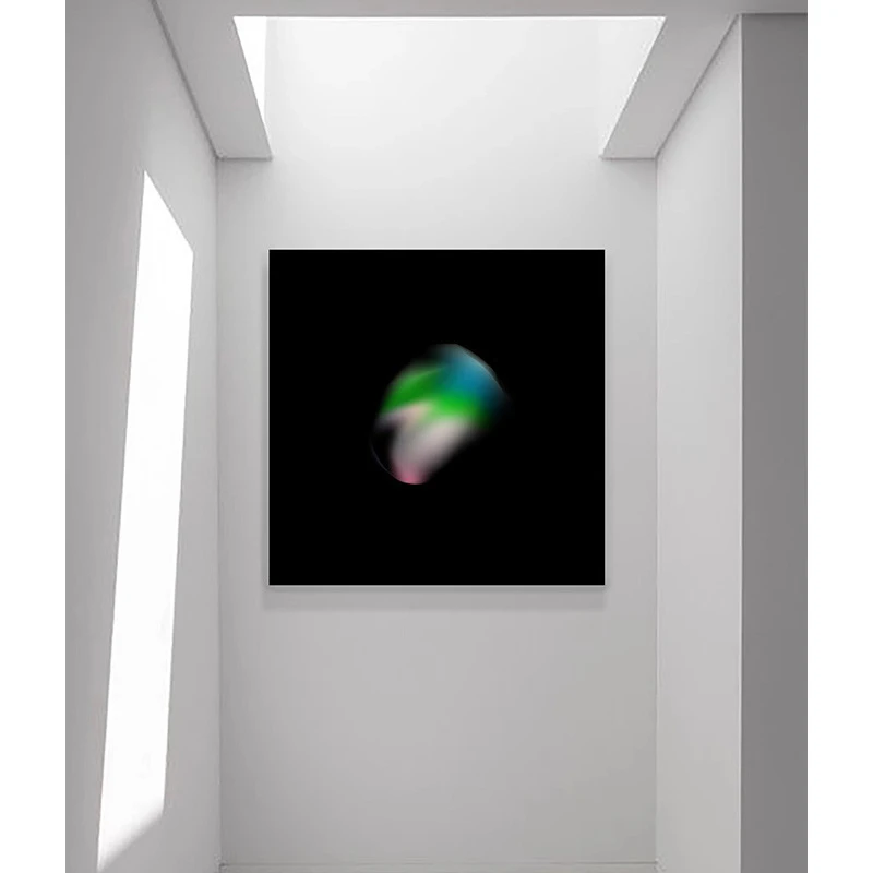 多巴胺小众艺术轻奢艺术家抽象客厅装饰画卧室餐厅简约彩色挂画