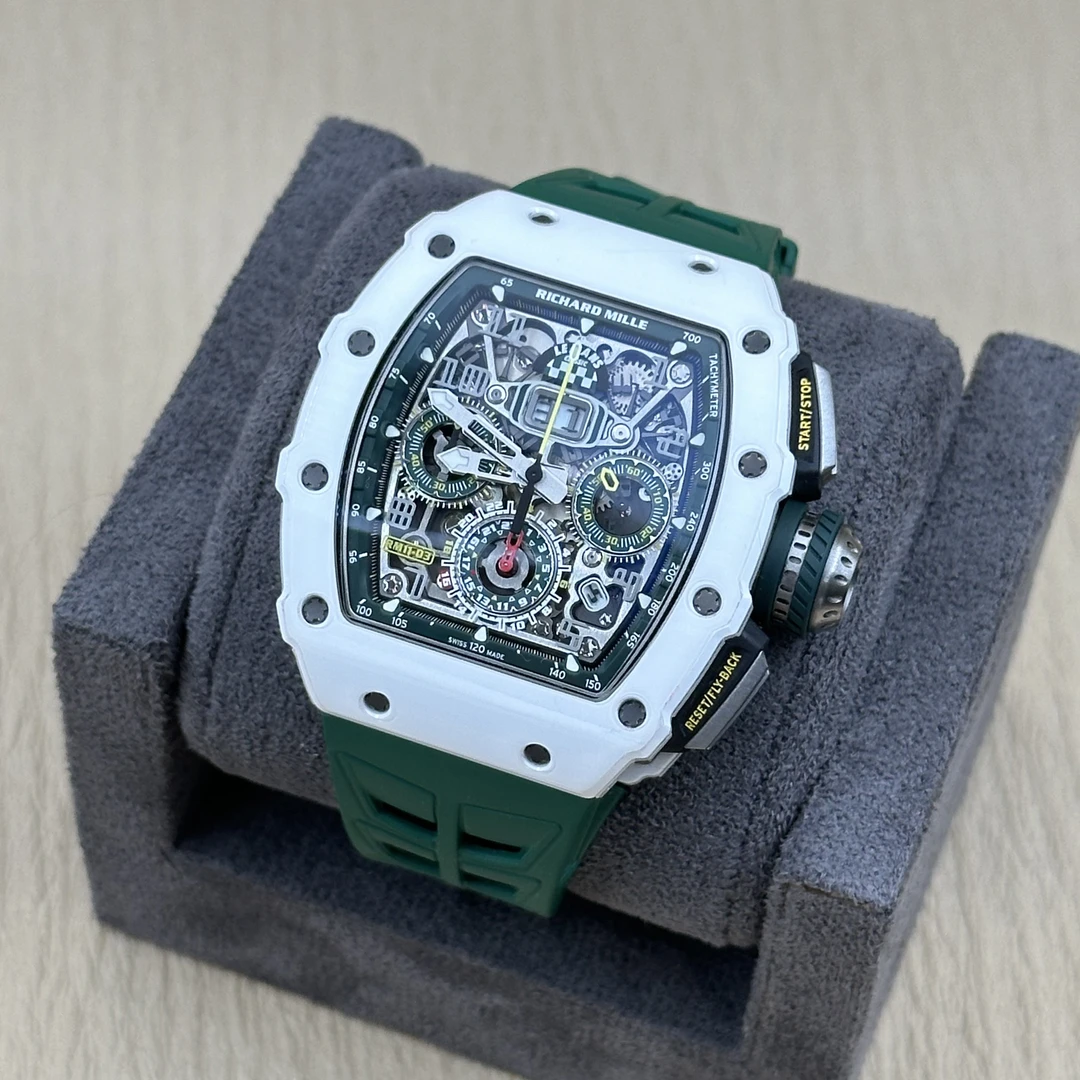 95新 Richard Mille RM11-03白陶瓷勒芒 20年