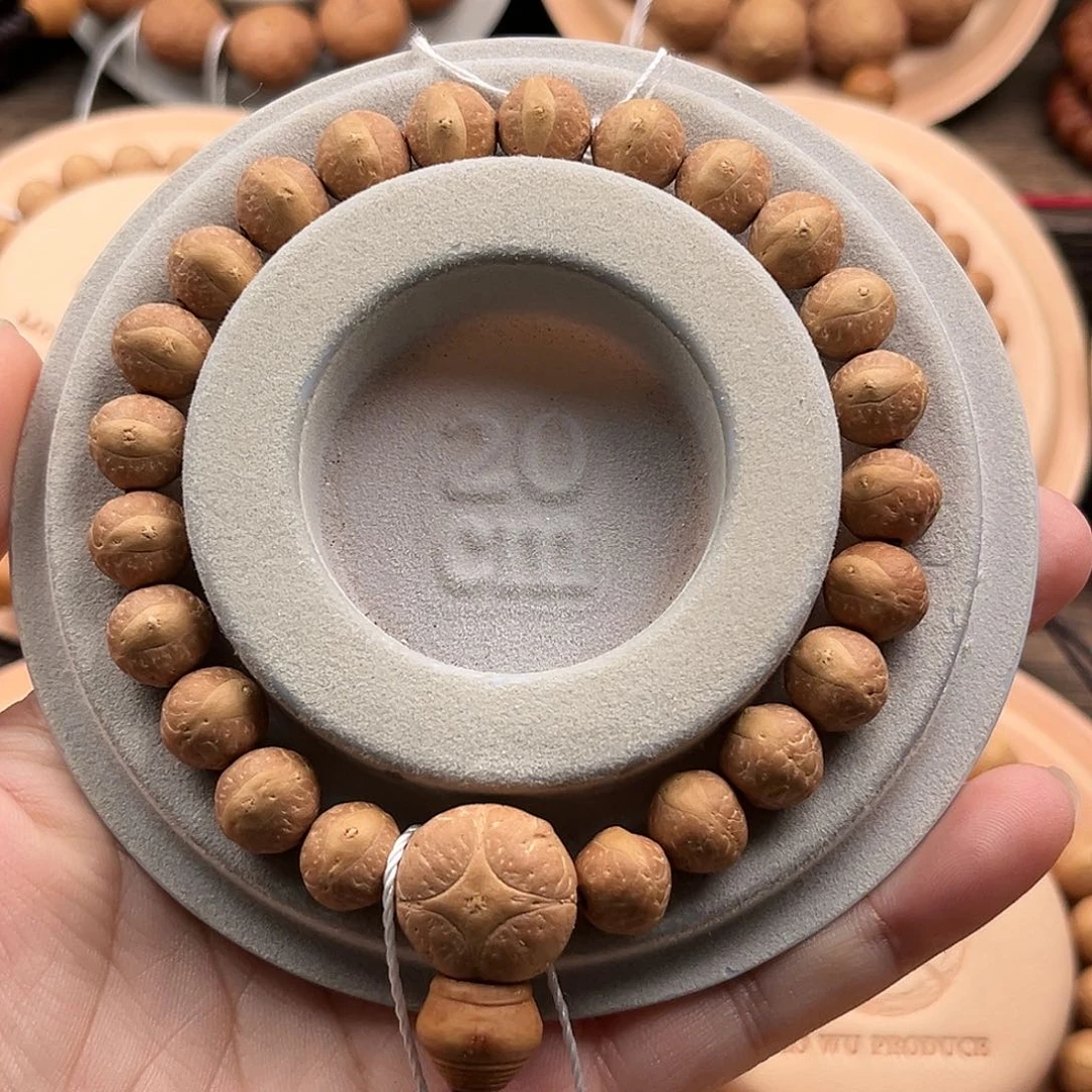 凤眼菩提手串精品10.5mm金眼红皮实心籽