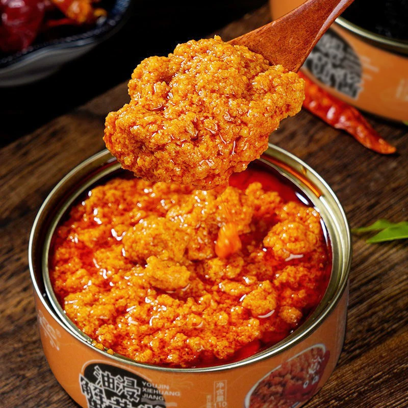 【亮仔私厨】蟹黄酱咸蛋黄味蟹黄蟹肉拌饭下饭拌面110g