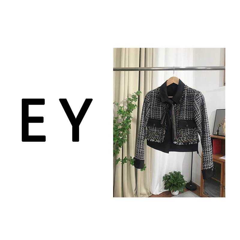 春秋新款小香风外套气质时尚法式小个子812