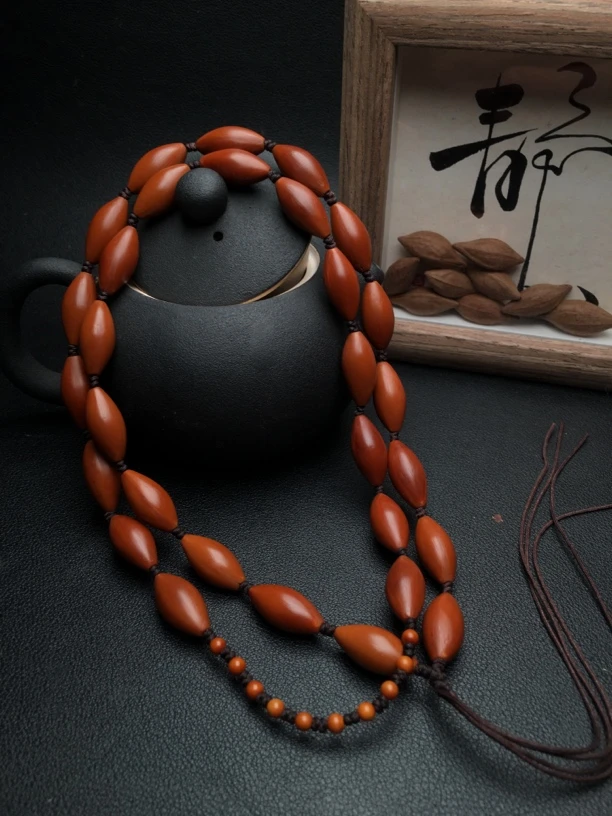 【0.95*2.0】以实际为准 橄榄核雕文玩精品老核老料脖挂