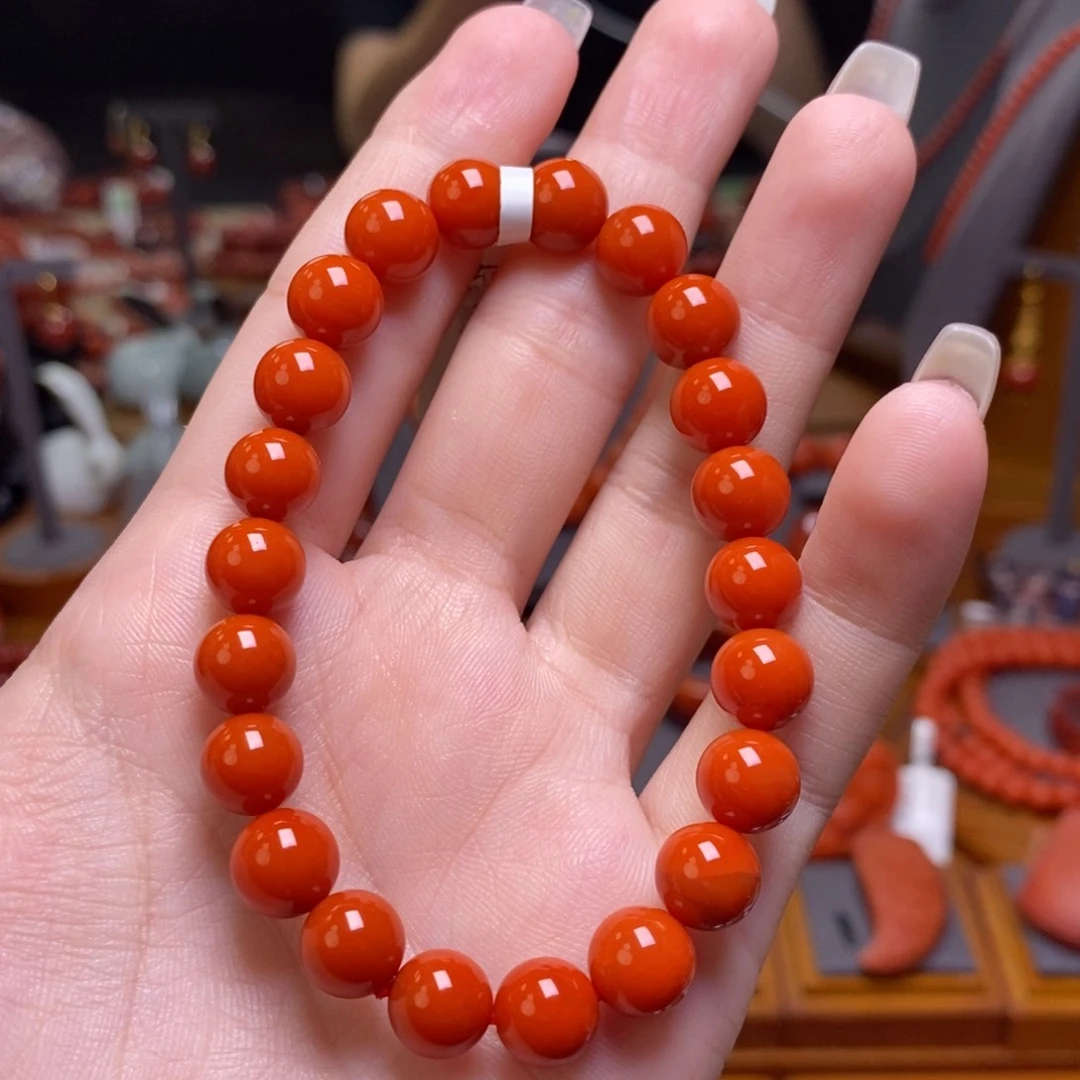 南红玛瑙手串未镶嵌8.5mm