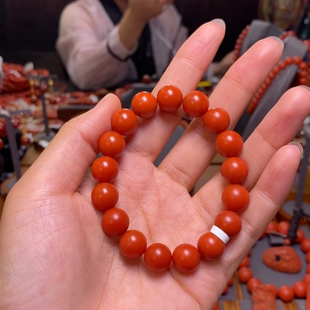 南红玛瑙单圈11m m未镶嵌