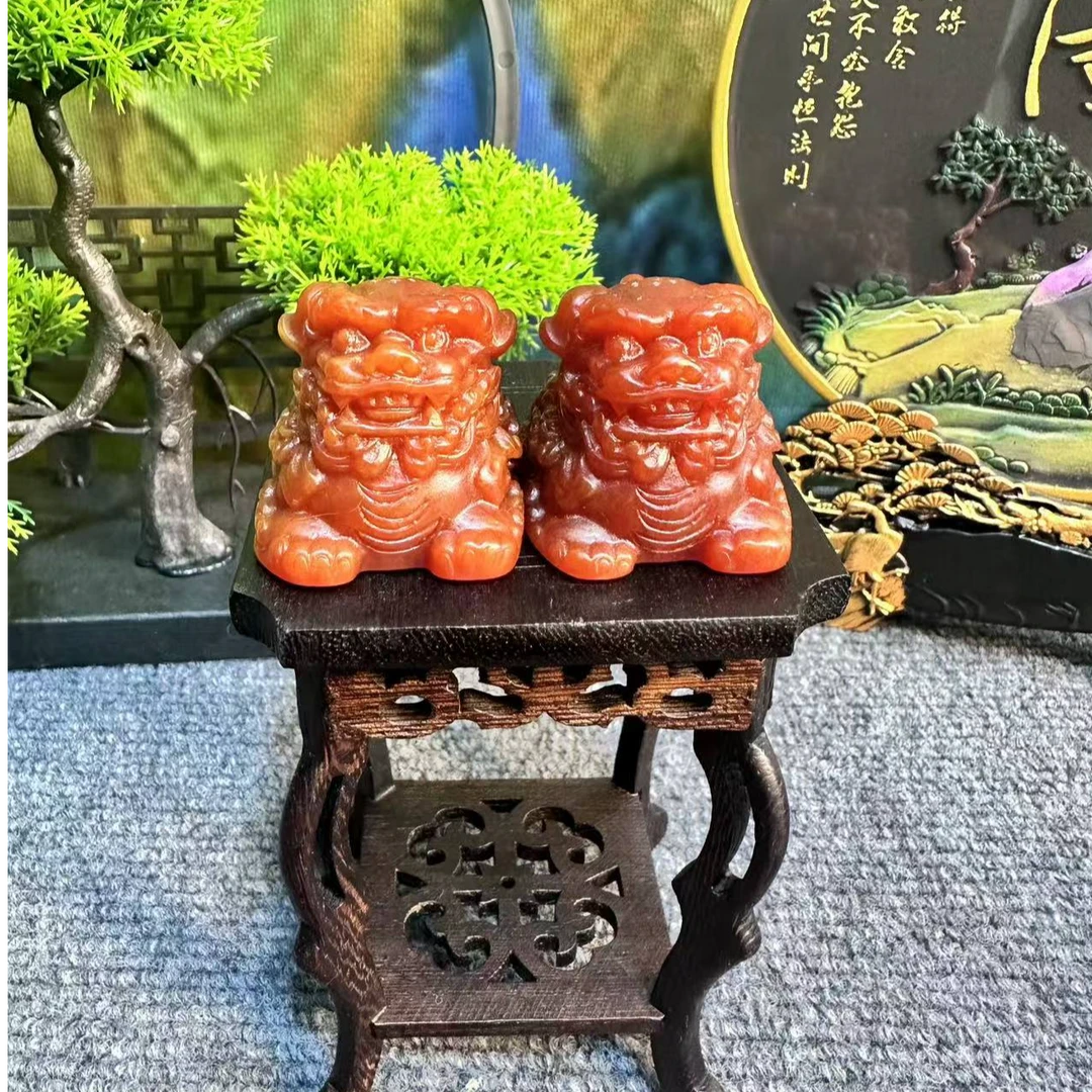 2直播推荐  龙涎香一对小狮子