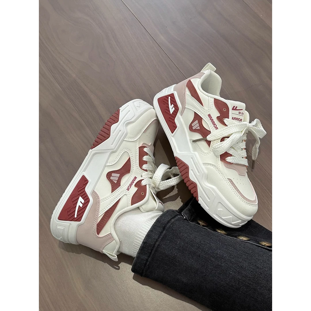 回力厚底小白鞋女款2025春季新款百搭学生时尚运动板鞋ins潮鞋子