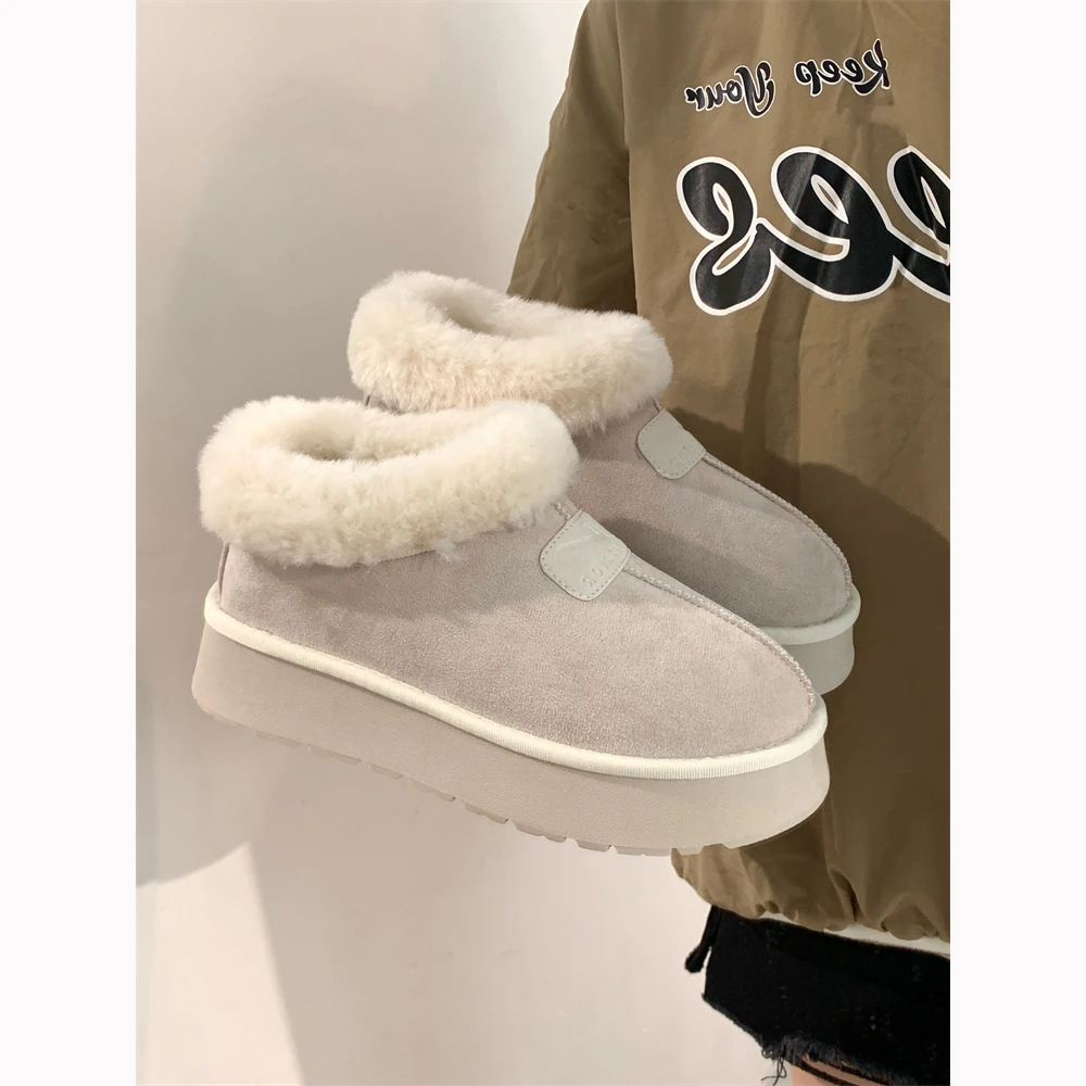 回力厚底雪地靴女2025冬季加绒加厚面包鞋外穿防滑保暖加棉大棉鞋