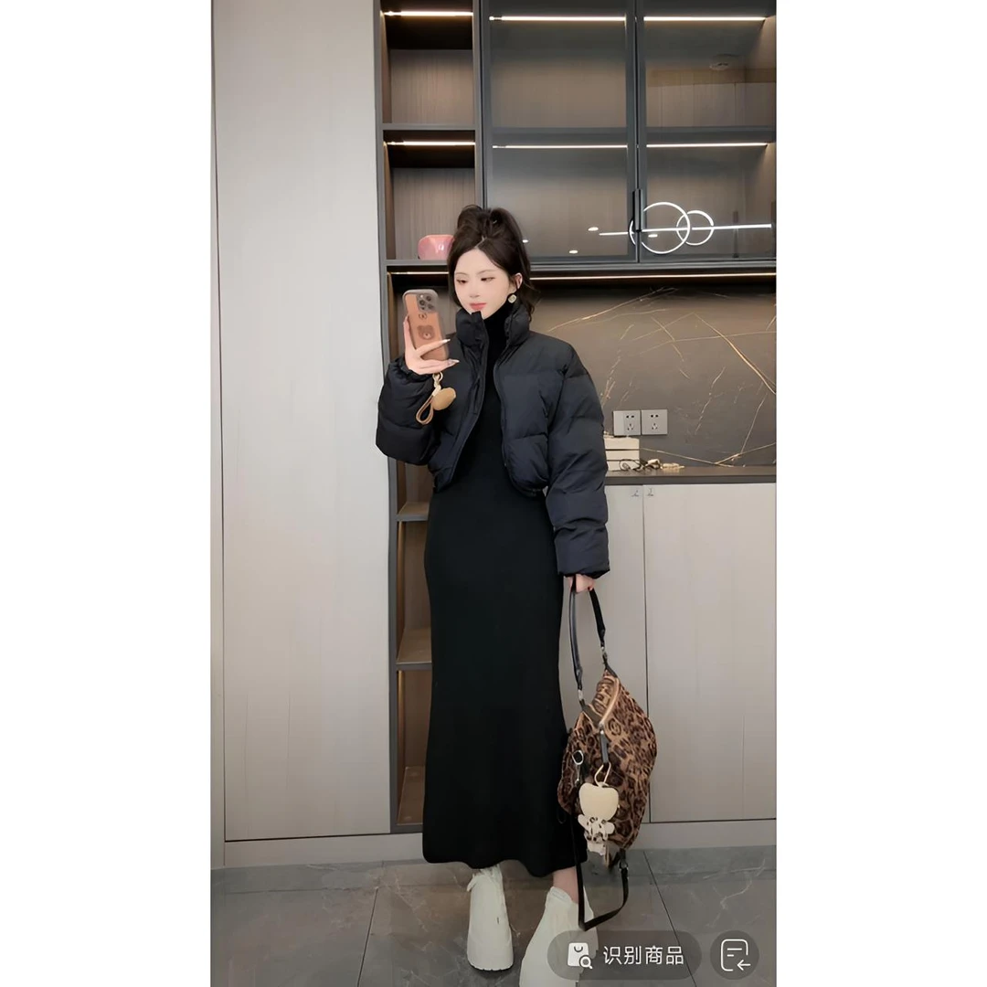 睿夕【赴冬约定】韩系百搭短款羽绒服女冬外套