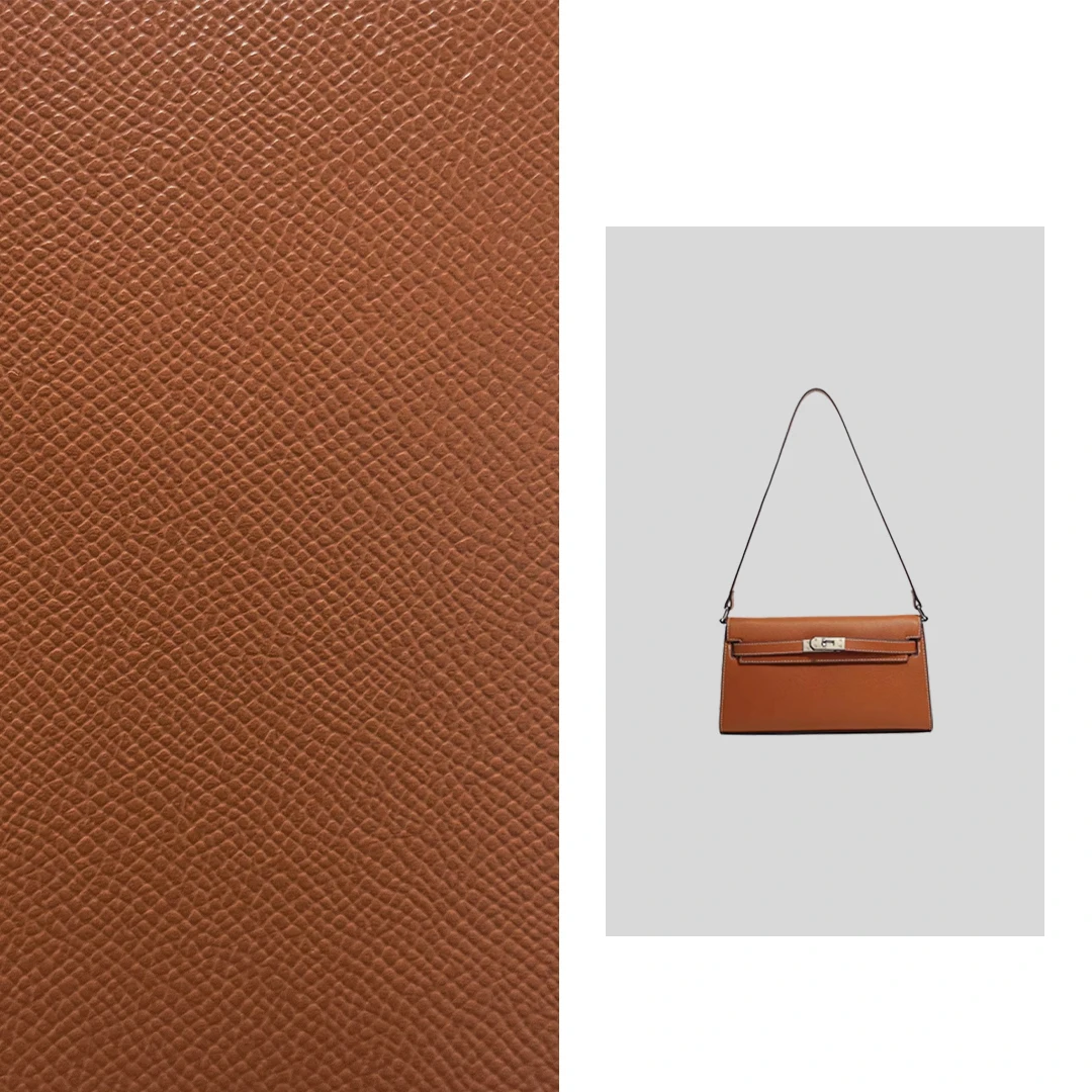 2024新款金棕色时尚复古高级感单肩腋下包-P025