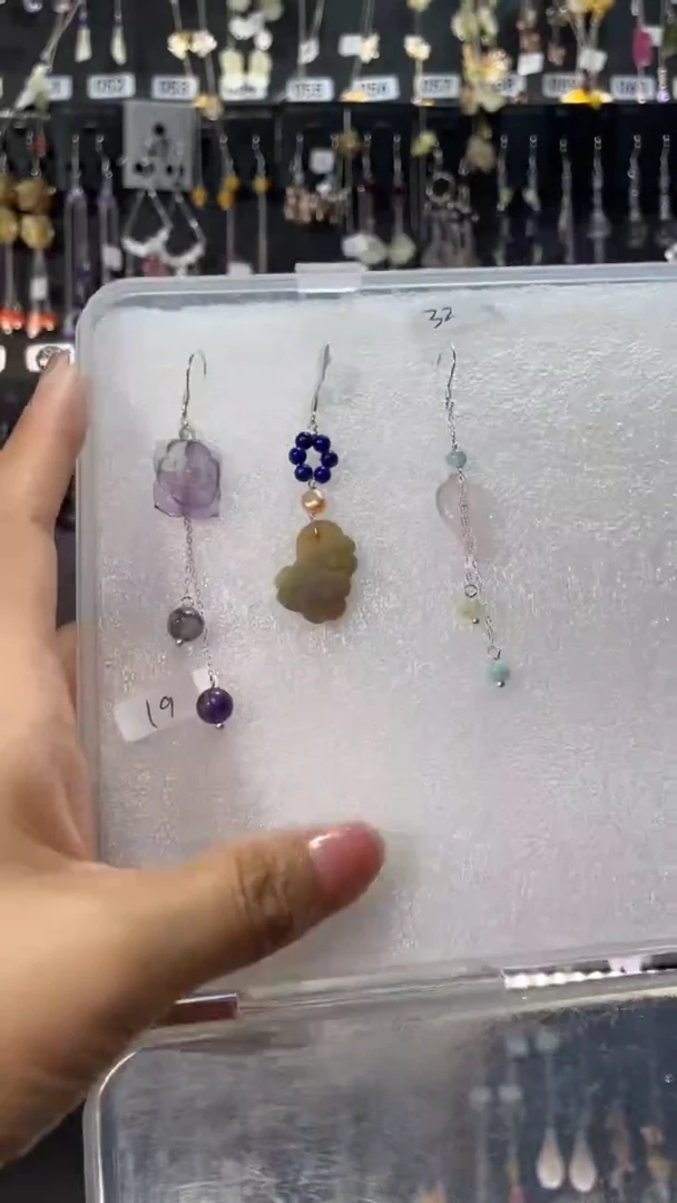 【闪购商品】紫晶耳饰银S925镶嵌T.111111