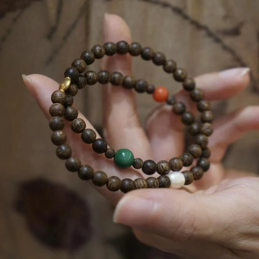 野生越南芽庄棋楠沉香沉水0.6两圈设计款