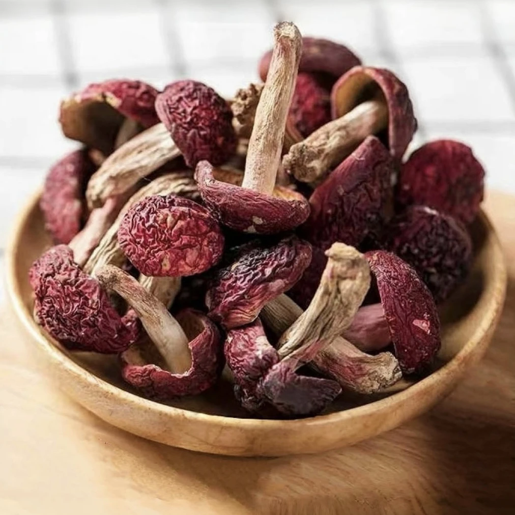 深山红菇 现收山货土特产