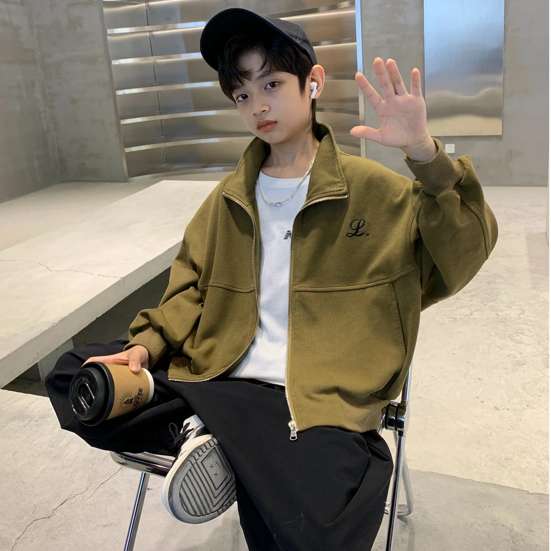 【刘刘妈家】亲子装 秋季新款休闲外套潮流百搭中性时尚洋气