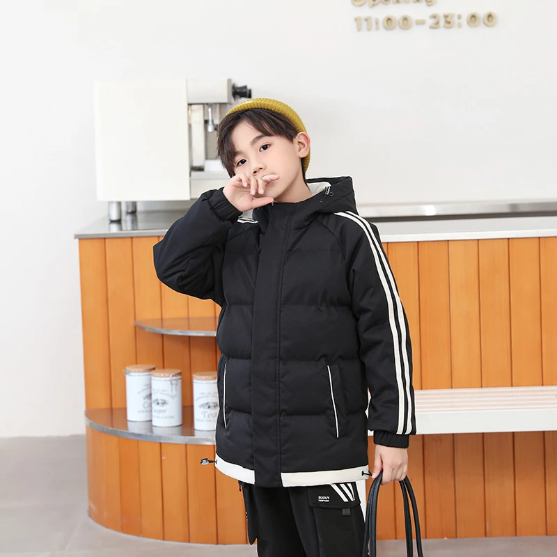 paul frank/大嘴猴24冬季新款男女童棉服儿童加棉加厚中大童外套