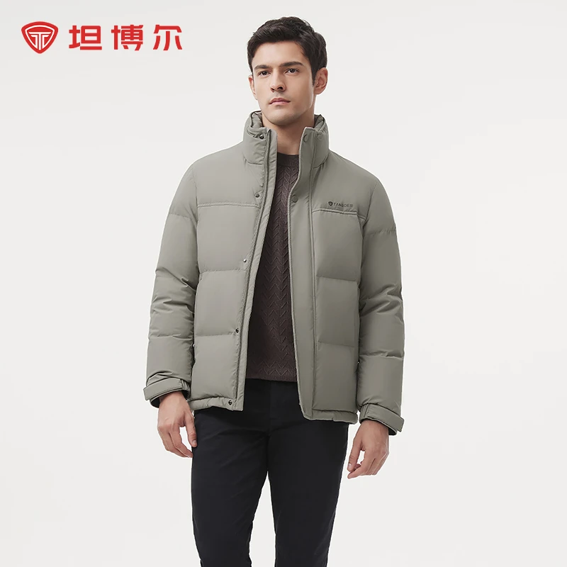 【商场同款】坦博尔羽绒服短款男士冬季新款立领蓄热保暖外套商务