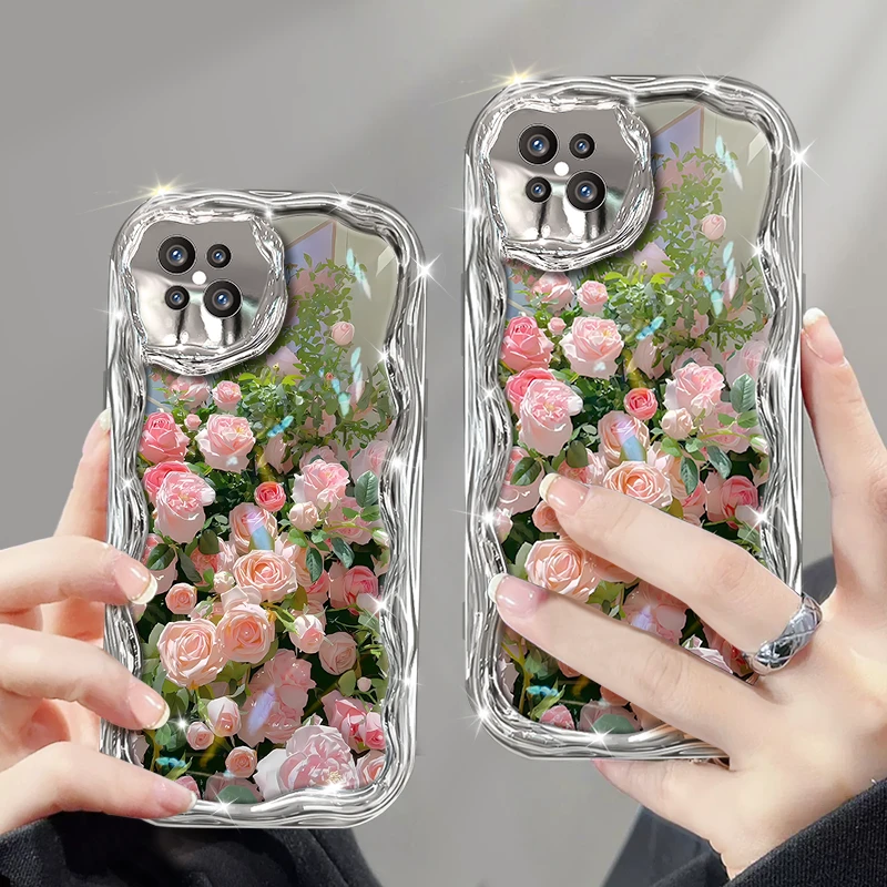 适用oppoa92S适用手机壳电镀奶油纹玫瑰花丛全包防摔保护套