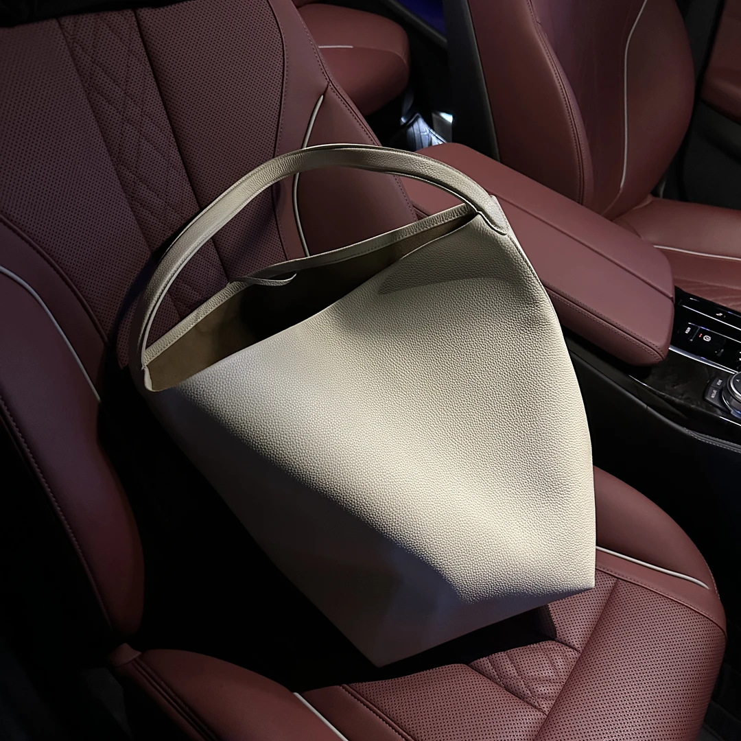 【炸款不退换】大容量通勤气质高级感单肩时尚百搭水桶包-HT23Z176