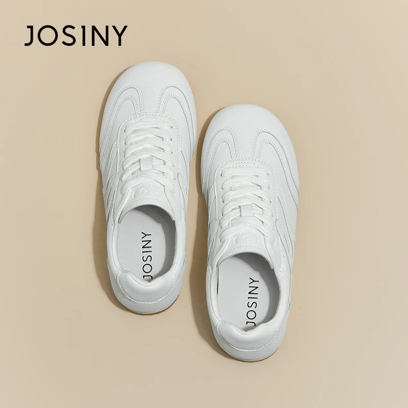 JOSINY/卓诗尼软底2025新款（长期持有小白鞋）休闲百搭轻便德训鞋