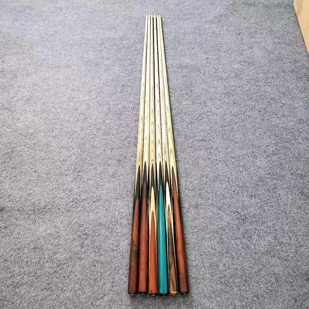 双雕台球杆中八大头小头杆职业级手工杆