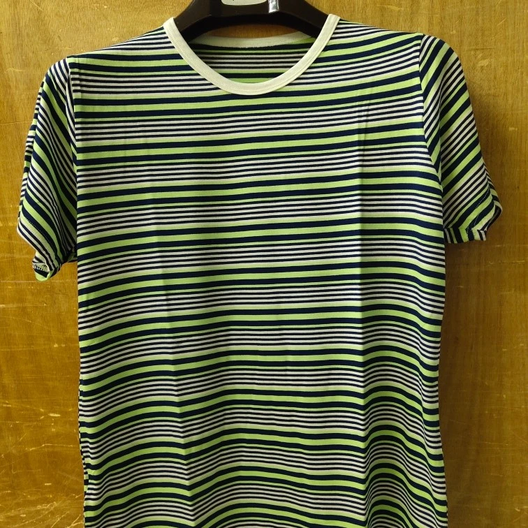 莫代尔条纹短袖女衫(颜色随机)半袖夏季(拍一发二)