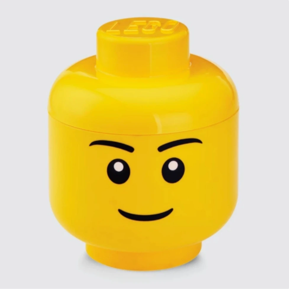 乐高乐园周边积木公仔头收纳盒经典搞怪款节日限定款国潮玩具