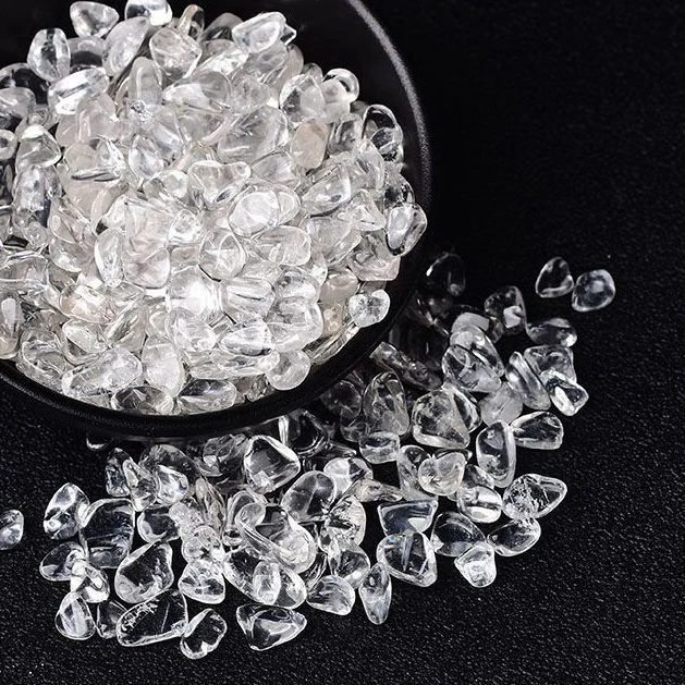 天然水晶碎石消磁石白水晶碎石+ 赠消磁碗