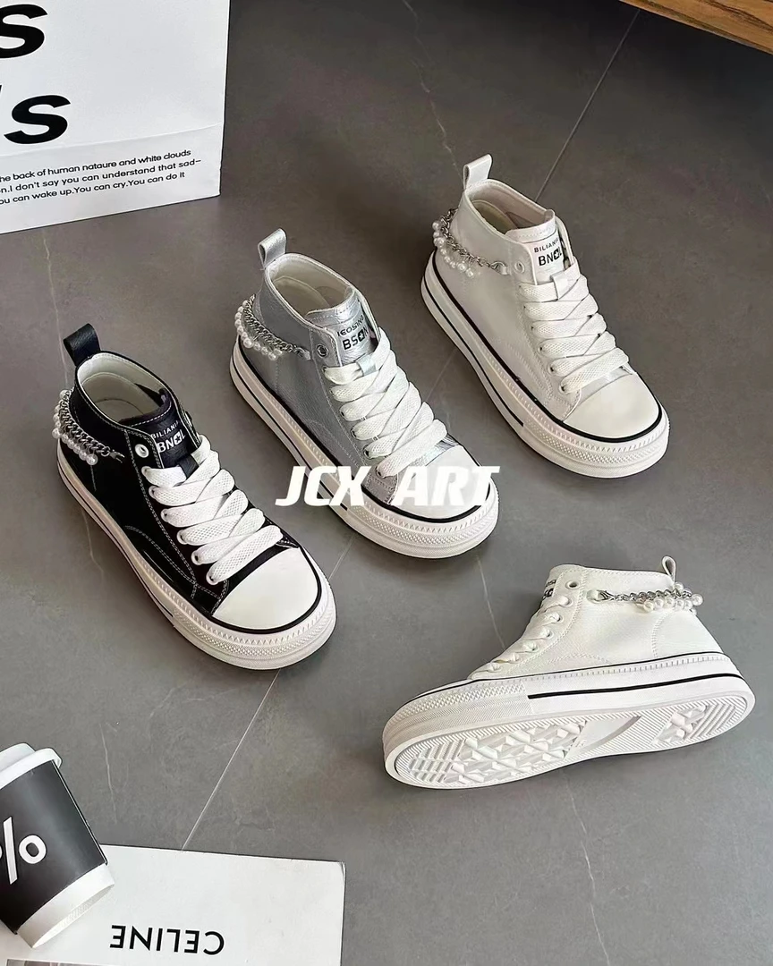 品牌姬存希真皮软底防滑中帮球鞋风