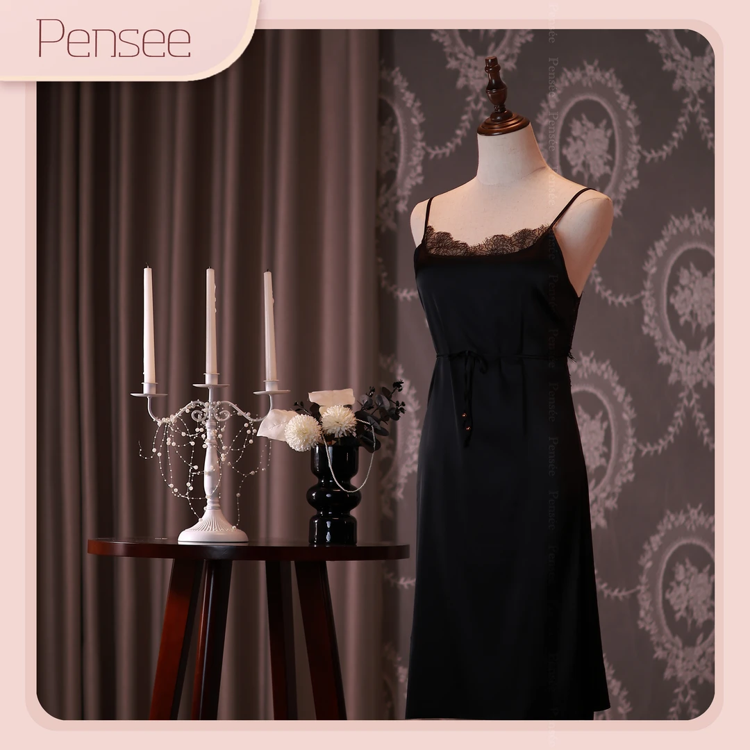 Pensee•暮色|蕾丝高级感睡裙