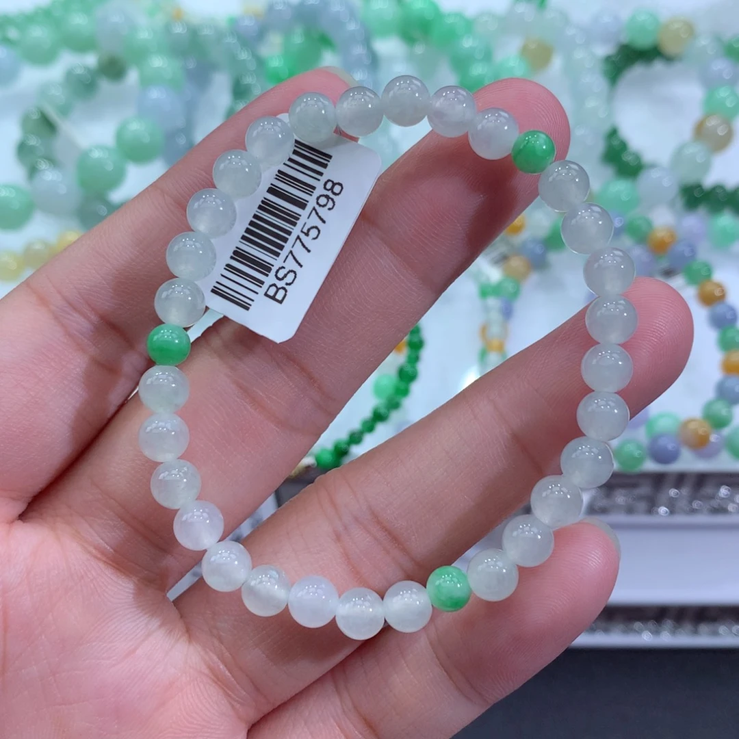 翡翠手链未镶嵌天然