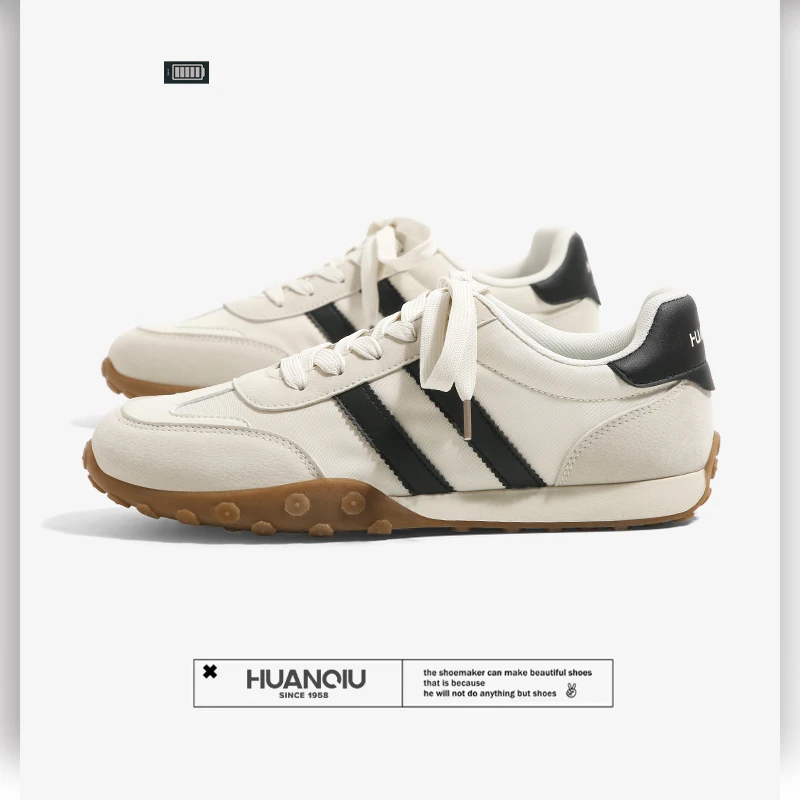 环球德训鞋男秋季2025新款复古运动休闲鞋情侣百搭潮鞋厚底学生鞋