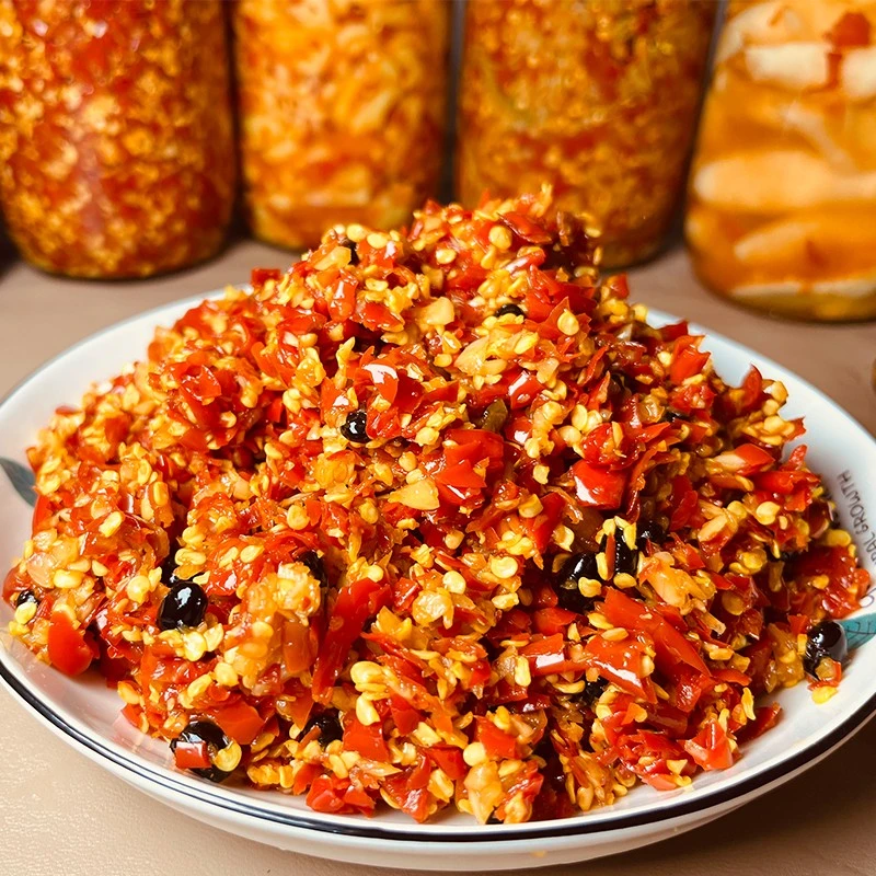 广西桂林特产新鲜小米辣椒酱下饭菜纯手工制作即食蒜蓉剁椒酱无油