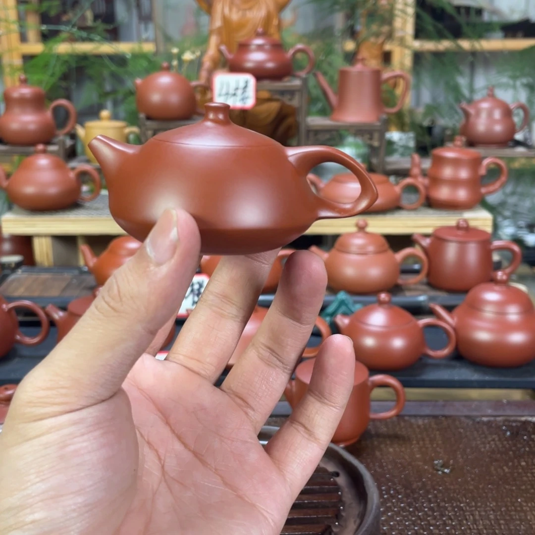 紫砂茶壶星*缘朱泥玉兔