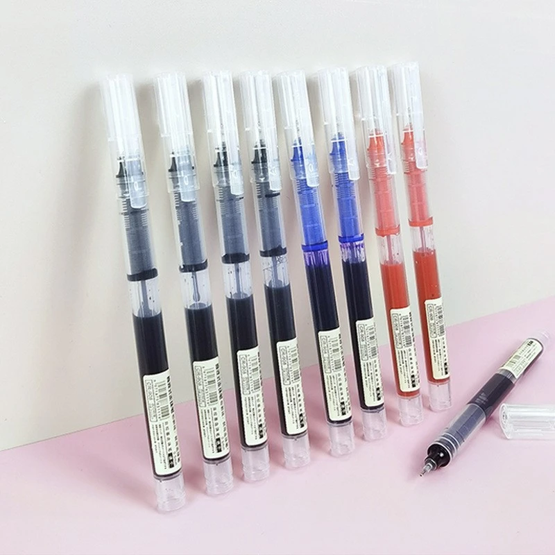 文具好物直液式走珠笔0.5mm中性笔考试速干签字笔学生刷题笔