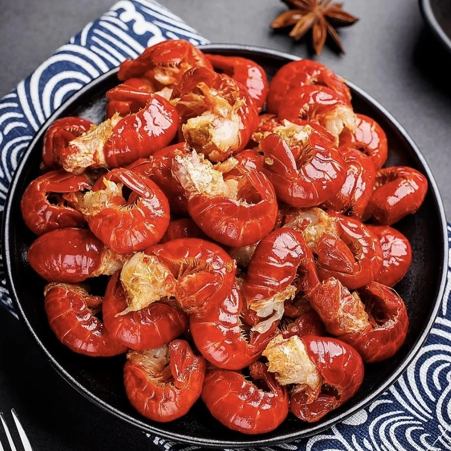 活虾现剥新鲜龙虾尾 肉质饱满鲜嫩 虾尾到手500g*5包 赠送4包炒料